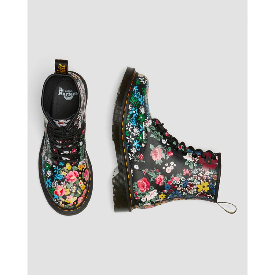 Dr. Martens 1460 PASCAL 花柄ブーツ 24EU Dr.Martens（ドクターマーチン） 国内正規品 8ホール ブーツ