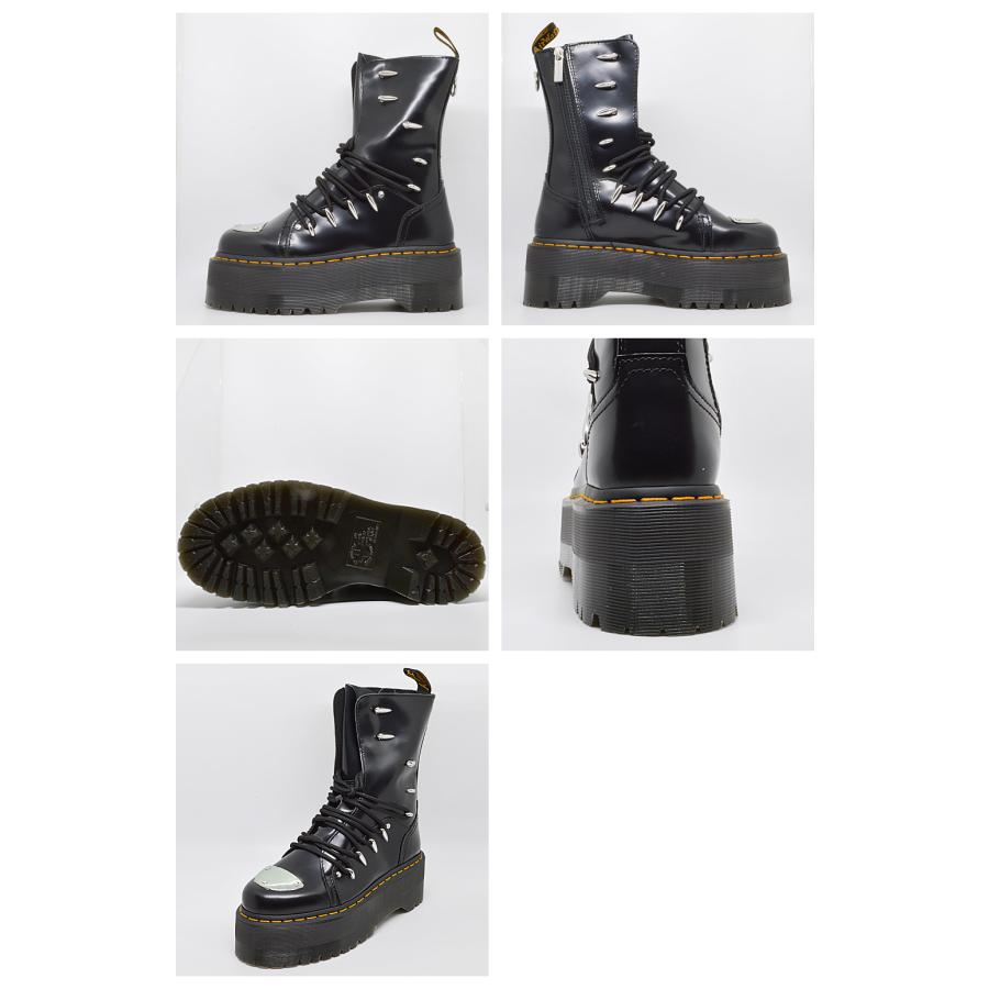 【激レア】Dr.Martens JADON Hi UK6黒 厚底 10ホール Dr Martens☆JADON HI 10ホール BOOT☆厚底☆ジッパー☆ブラック