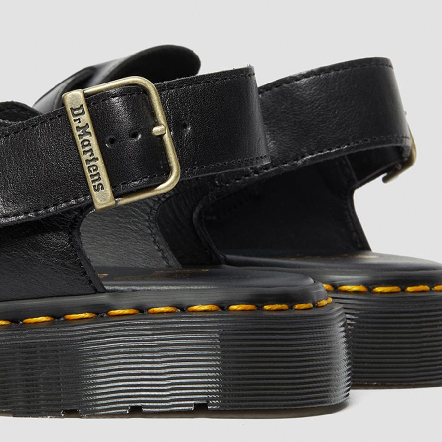 【正規品】Dr.Martens (ドクターマーチン)サンダル BLACK25cm Dr.Martens（ドクターマーチン） サンダル メンズ レディース ジョージ