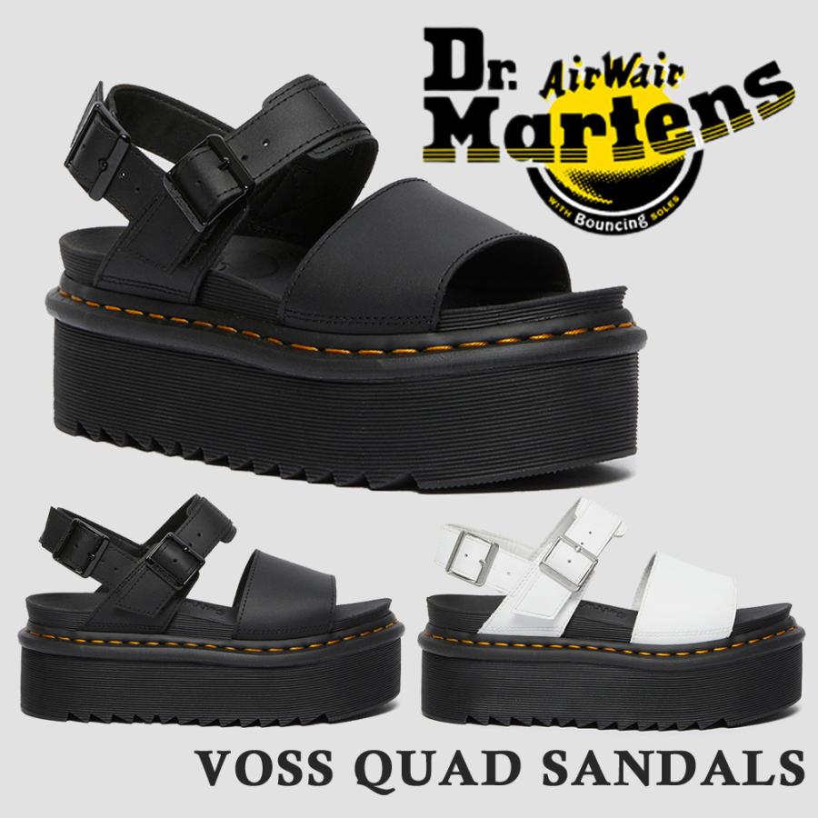 ドクターマーチン サンダル 国内正規販売代理店 Dr.Martens レディース VOSS QUAD SANDALS ヴォス クアッド サンダル Dr.Martens 26725001 26725100｜try-group