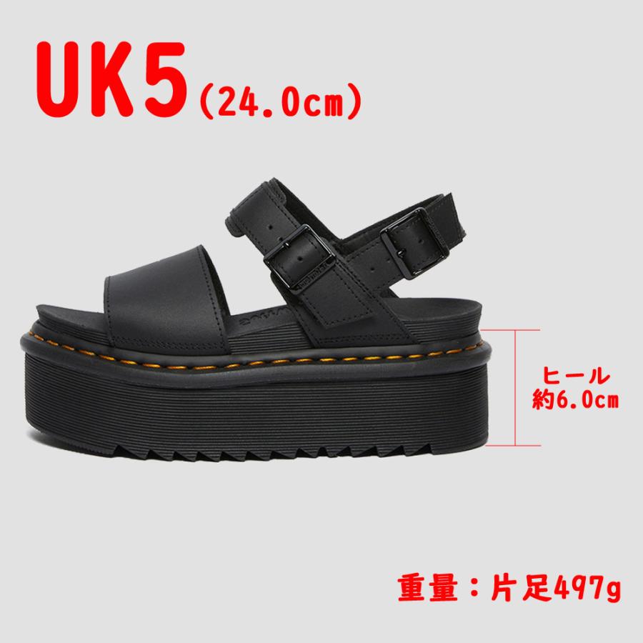 ドクターマーチン サンダル 国内正規販売代理店 Dr.Martens レディース VOSS QUAD SANDALS ヴォス クアッド サンダル Dr.Martens 26725001 26725100｜try-group｜08