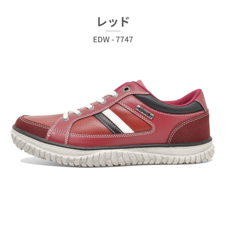 EDWIN エドウィン スニーカー メンズ EDW-7747 防滑ソール EDWIN エドウィン スニーカー メンズ EDW-7747 防滑ソール