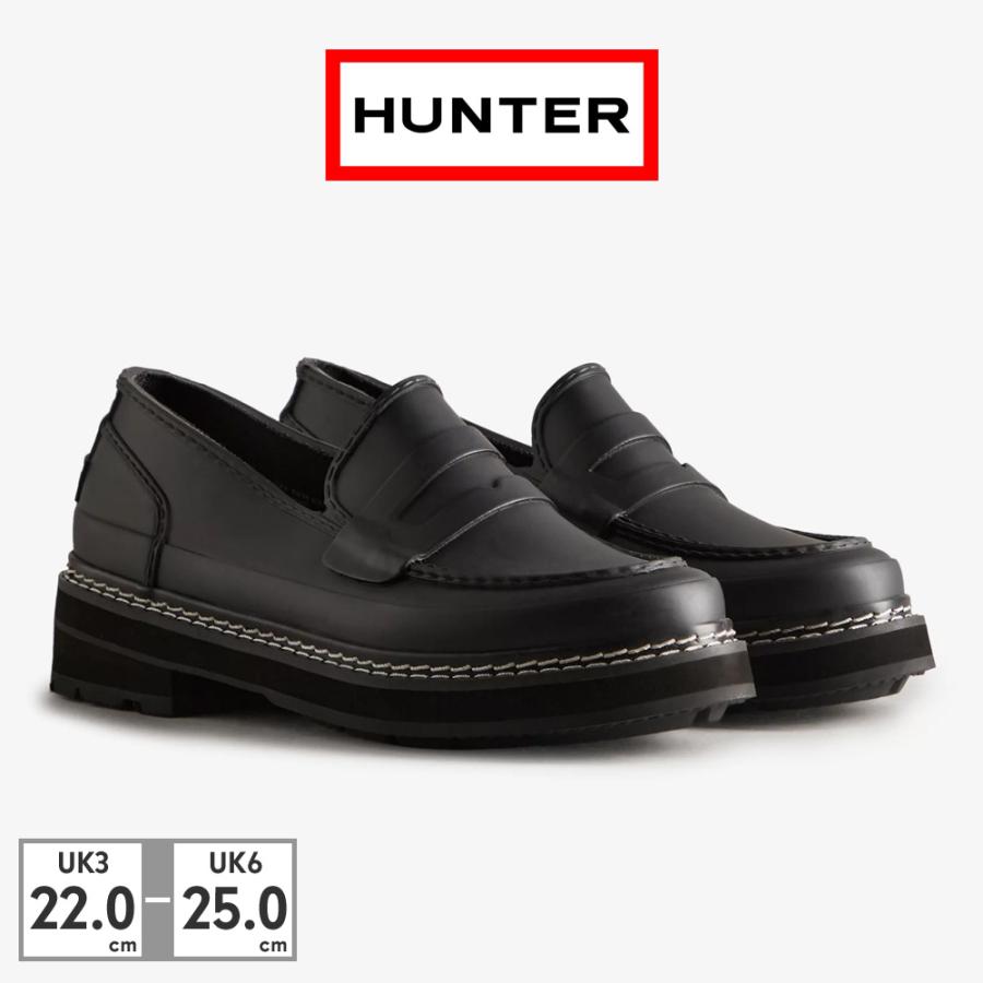 ハンター ローファー レディース リファイン スティッチ ペニー ローファー WFF1089RMA HUNTER スリムフィット 防水  :1-hun-w-1089rma-1:つるや 靴のTSURUYA - 通販 - Yahoo!ショッピング