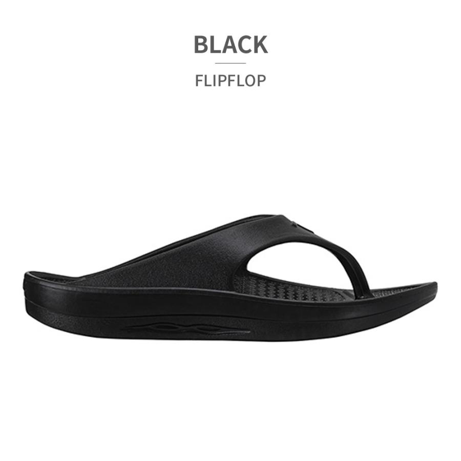 TELIC FLIPFLOP トングサンダル BLACK (試し履きのみ) TELICリカバリーサンダル（テリック）FLIPFLOP（ブラック