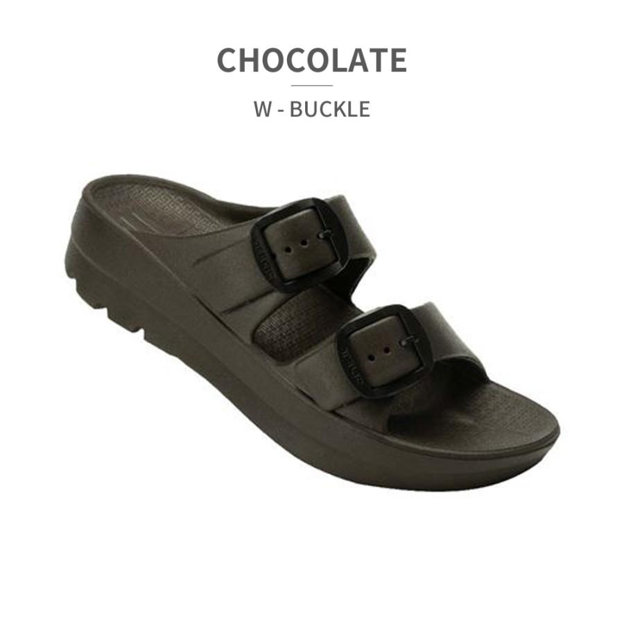 TELIC W-BUCKLE テリック サンダル メンズ レディース ダブル