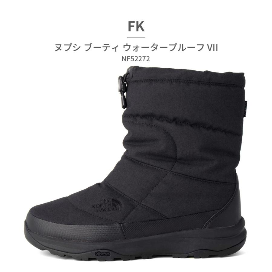 ノースフェイス スノーシューズ メンズ レディース ヌプシ ブーティ ウォータープルーフ NF52272 BK WB the north face Nuptse Bootie WP VII 防水｜try-group｜16