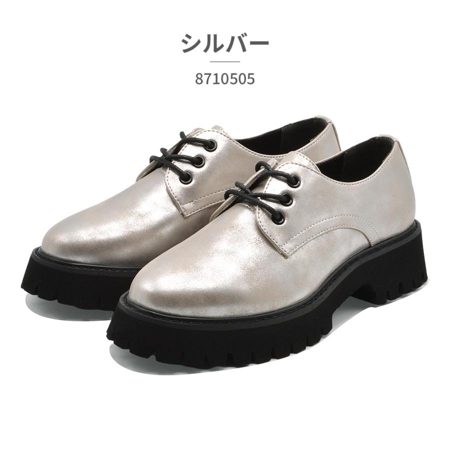 ブーツ レディース 厚底レースアップシューズ 8710505 by