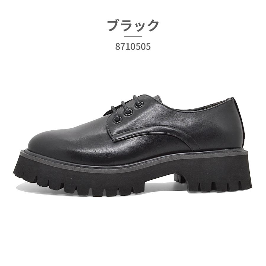 ブーツ レディース 厚底レースアップシューズ 8710505 by