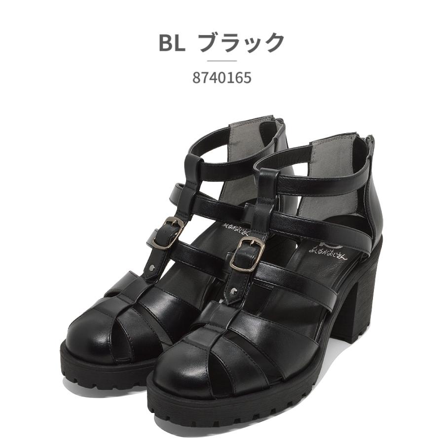 あんず様 J'ADIOR ヒールサンダル 36 サンダル レディース 厚底ブーツサンダル 8740165 BL IV by