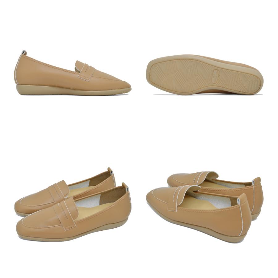 フラットシューズ レディース 日本製 Bakerloo fluffy touch 72800