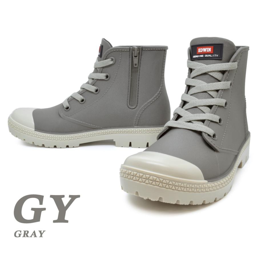 EDWIN（エドウィン） レインシューズ レディース 5859 雨 防水