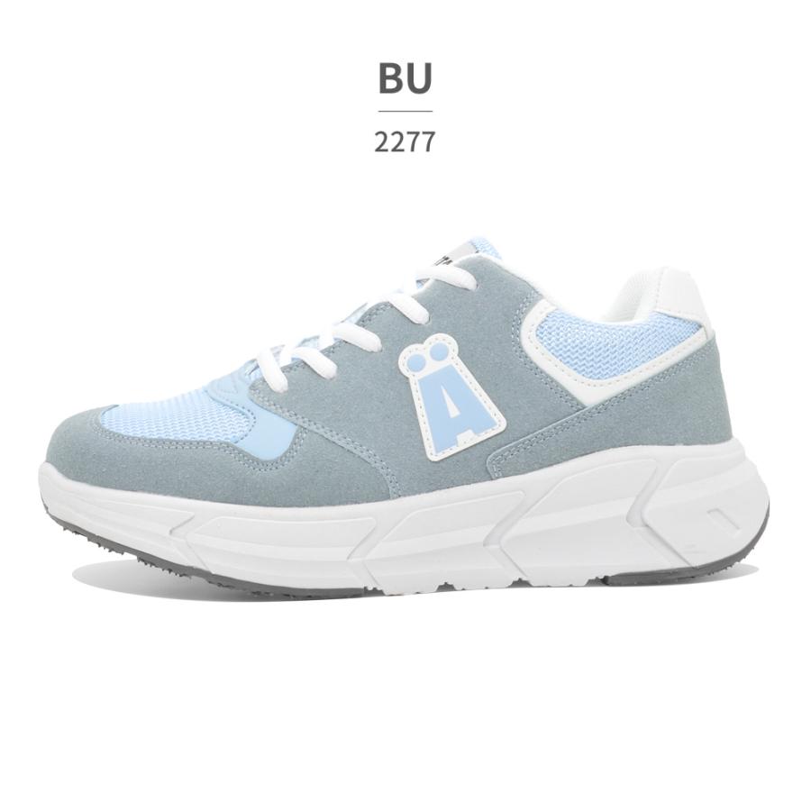 ヤッタ スニーカー レディース 2277 BL BU ORG HJARTA 厚底 スポーティ