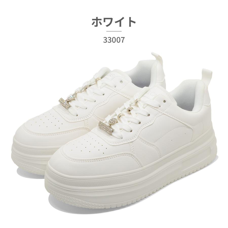ジュエルキャスケット スニーカー レディース 33007 Jewel Casket 厚底 