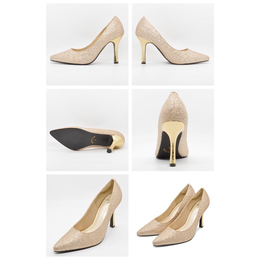 【✩】ファッショナブルで多彩な浅いハイヒール パンプス ハイヒール ポインテッドトゥ ヒール9センチ 5センチ