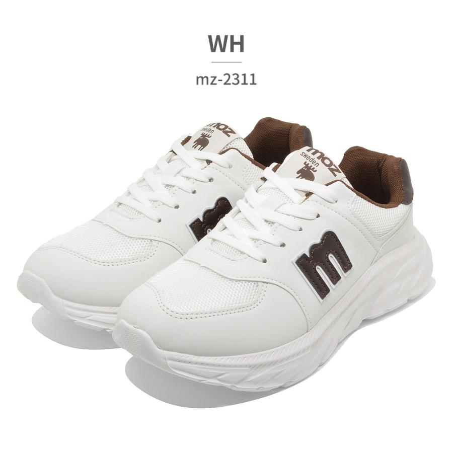 moz（モズ） スニーカー レディース MZ-2311 厚底 スポーティ ヒール高