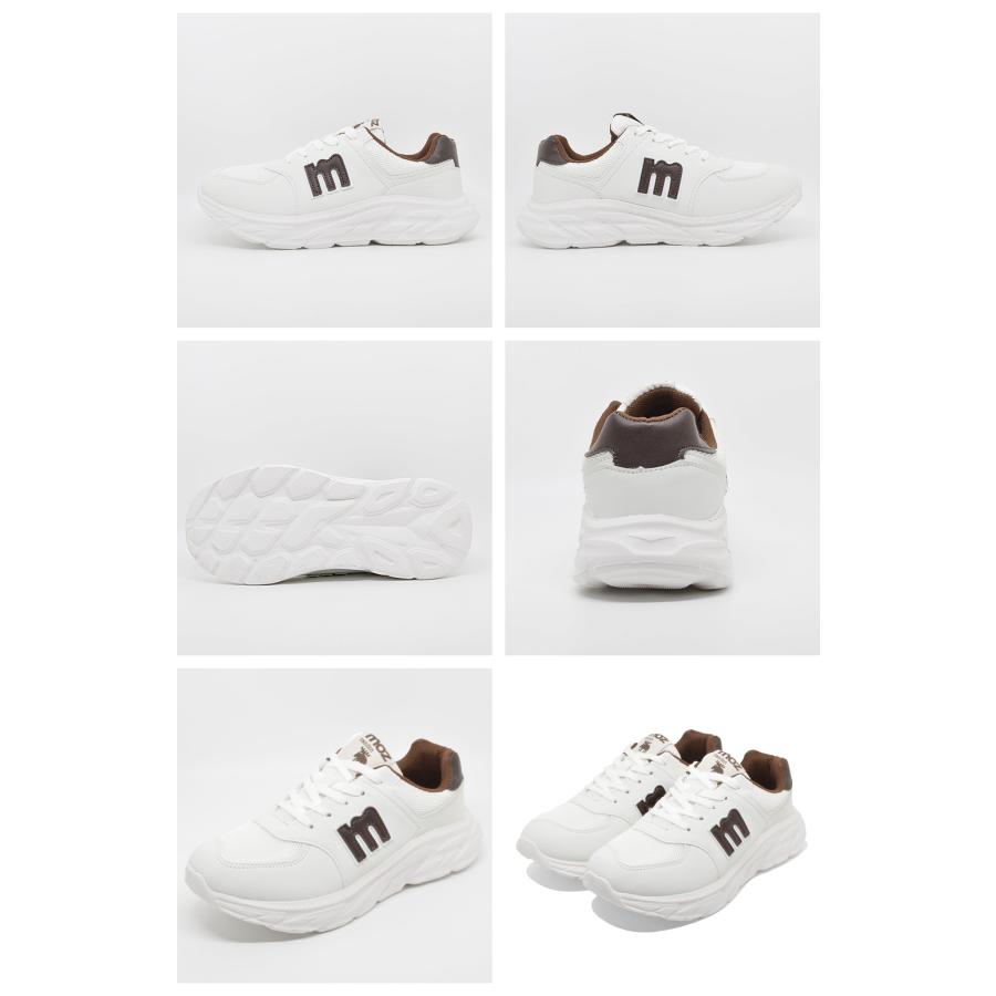 もも moz（モズ） スニーカー レディース MZ-2312 厚底 スポーティ ヒール高