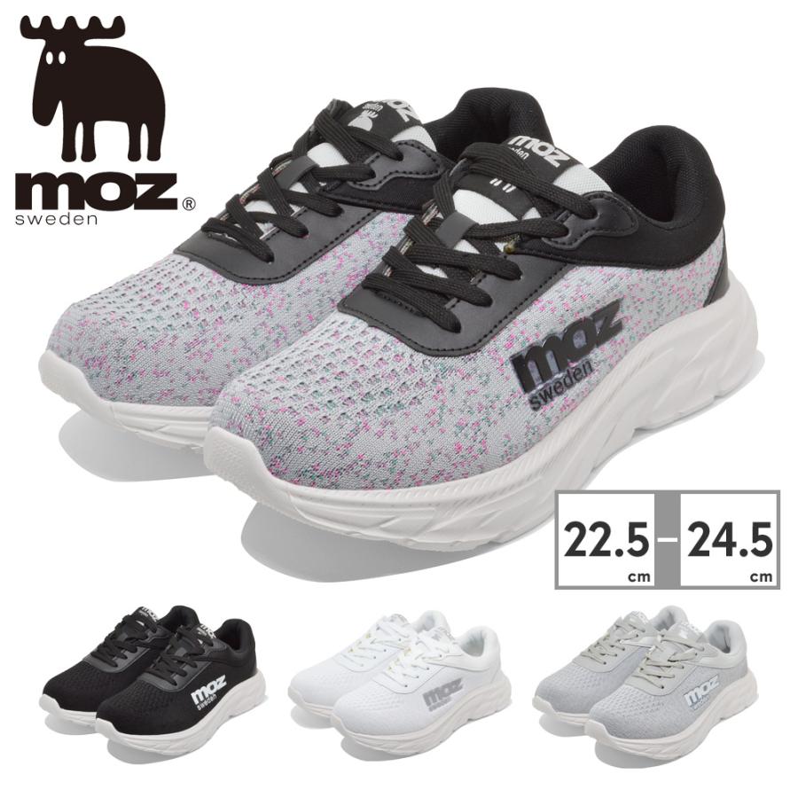 もも moz MOZ スニーカー レディース MZ-2312 モズ 厚底 スポーティ