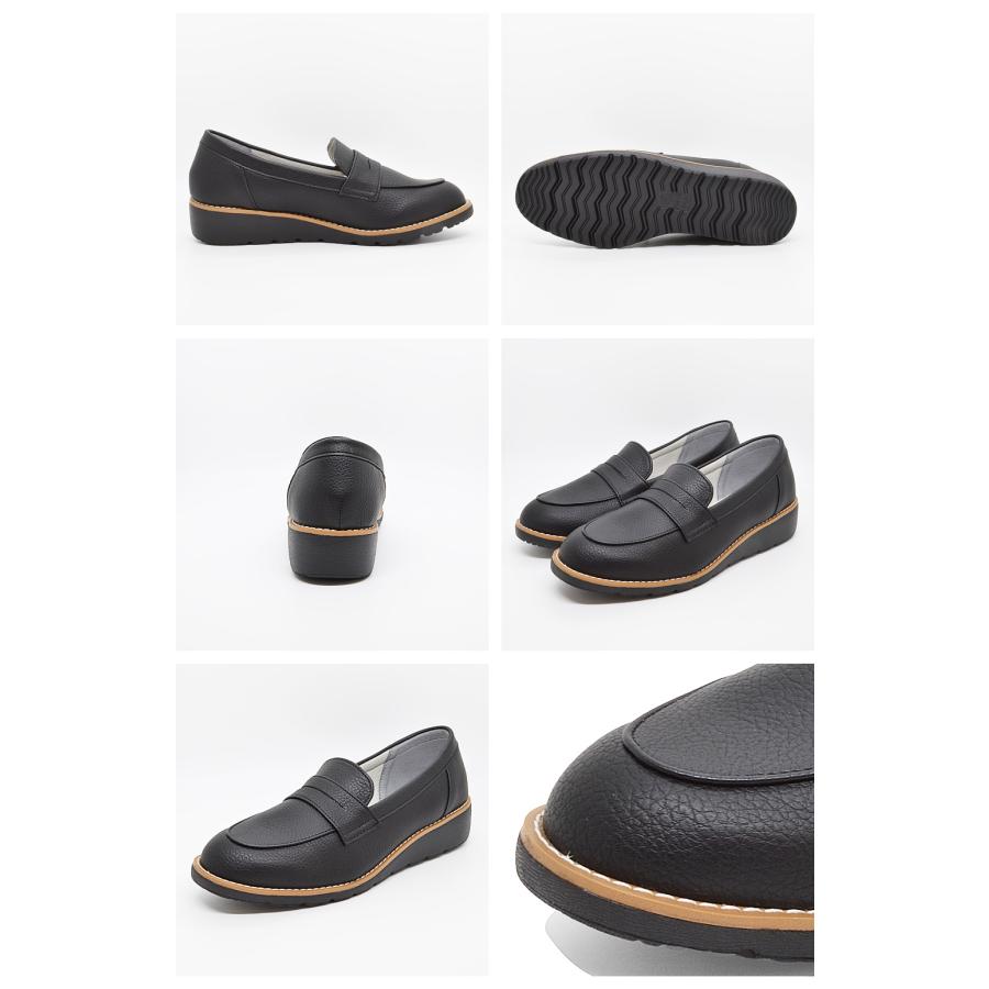 パンジー pansy ローファー レディース FD100 フェ・デ・フルール fee des fleurs 3E シンプル 軽量ソール 抗菌 | PANSY | 02