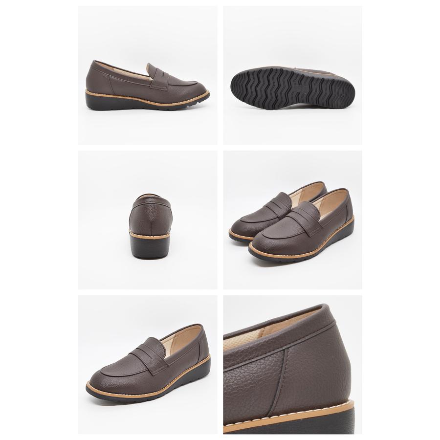 パンジー pansy ローファー レディース FD100 フェ・デ・フルール fee des fleurs 3E シンプル 軽量ソール 抗菌 | PANSY | 04