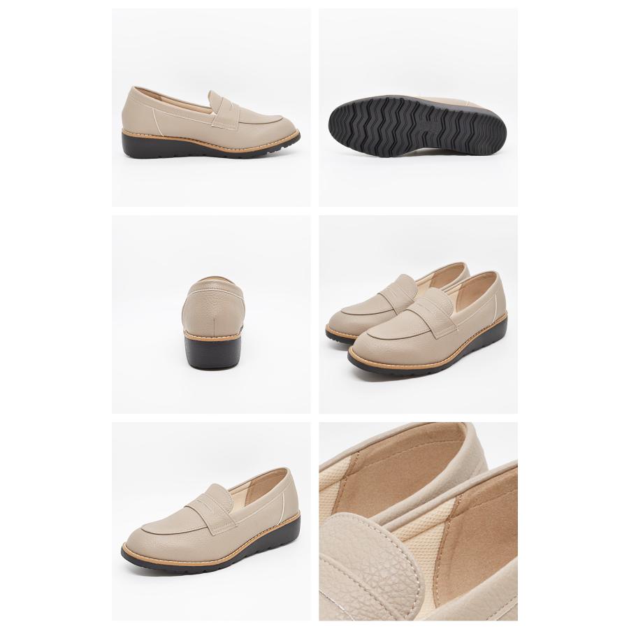 パンジー pansy ローファー レディース FD100 フェ・デ・フルール fee des fleurs 3E シンプル 軽量ソール 抗菌 | PANSY | 06