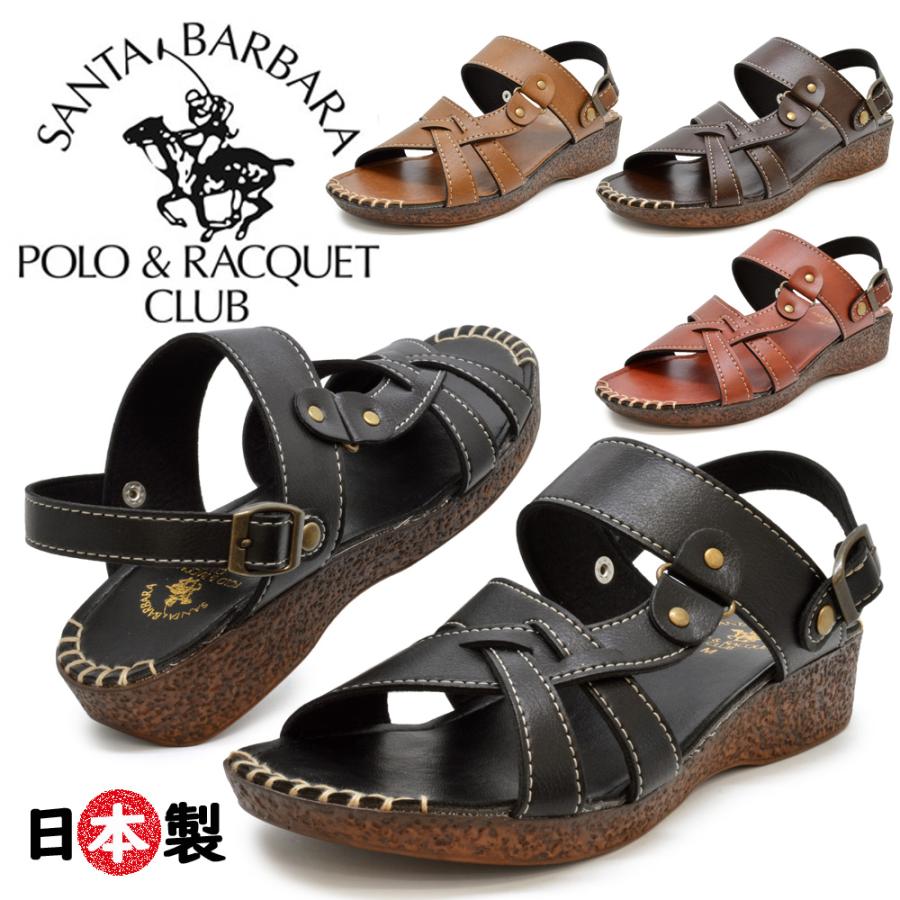 Santa Barbara Polo & Racquet Club レディース 2wayサンダル 日本製