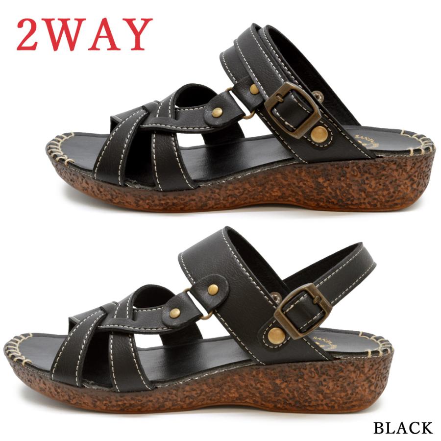 Santa Barbara Polo & Racquet Club レディース 2wayサンダル 日本製