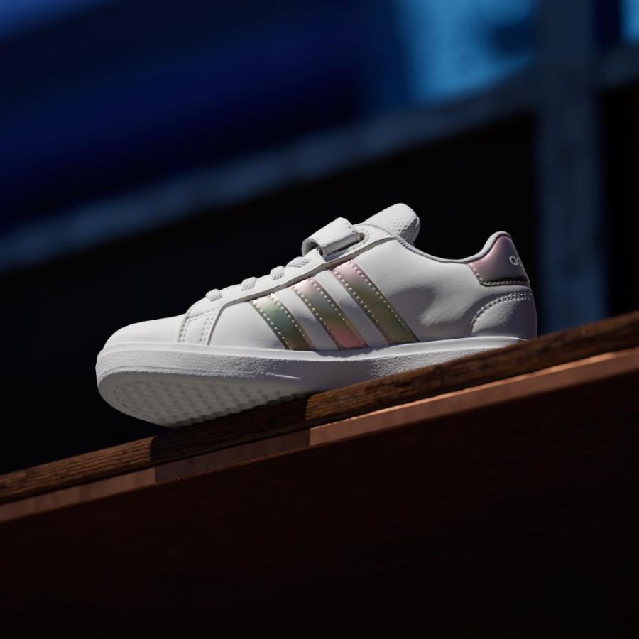 adidas アディダス スニーカー キッズ グランドコート 2.0