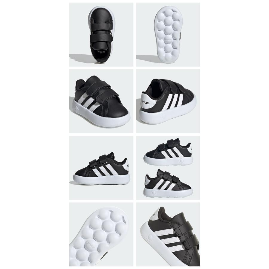 adidas アディダス スニーカー キッズ グランドコート 2.0