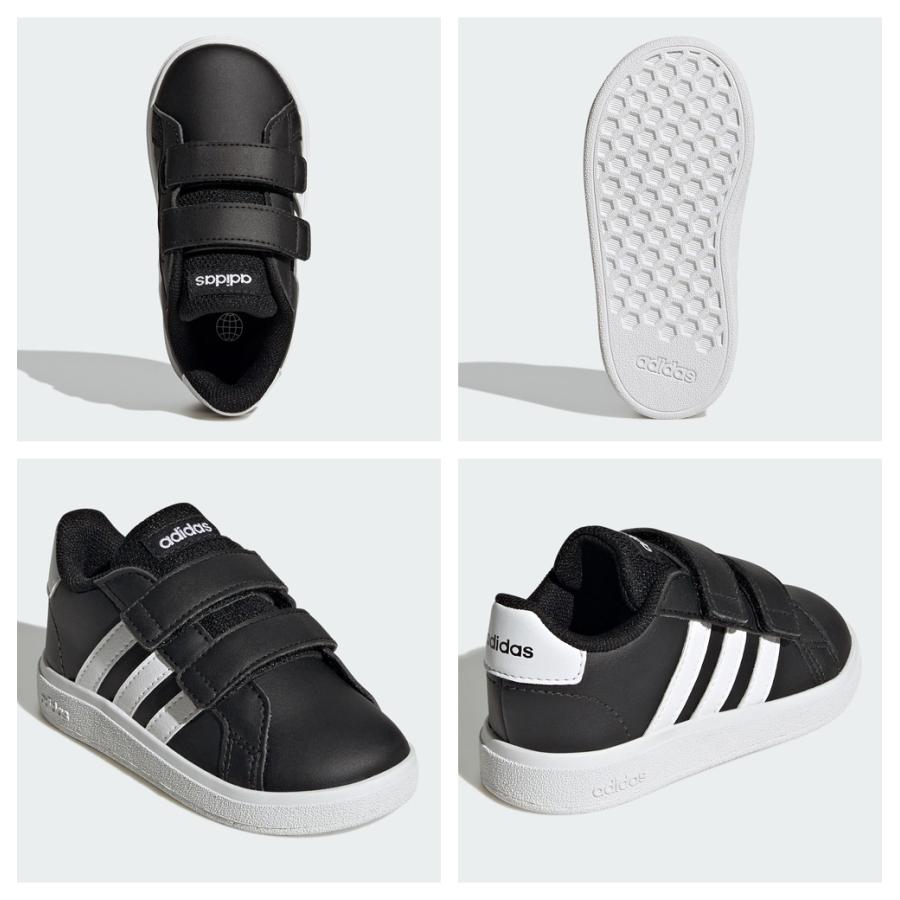 adidas アディダス スニーカー キッズ グランドコート GW6523