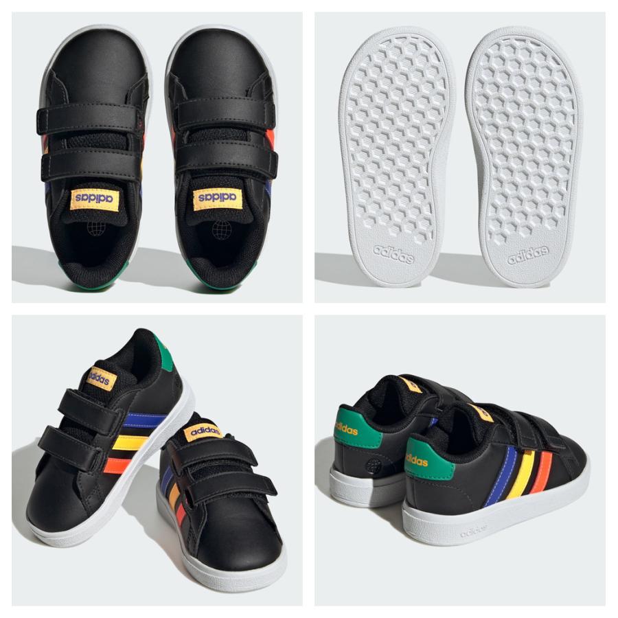 adidas アディダス スニーカー キッズ グランドコート GW6523