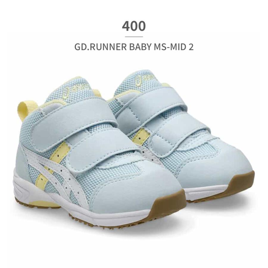アシックス スニーカー キッズ スクスク 1144A282 asics SUKU2 GD.RUNNER BABY MS MID 2 ベビーの画像