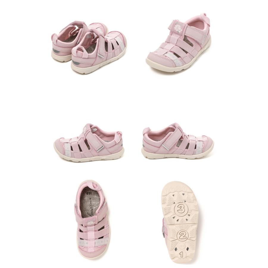 IFME イフミー サンダル CALIN キッズ フラワー ウォーター