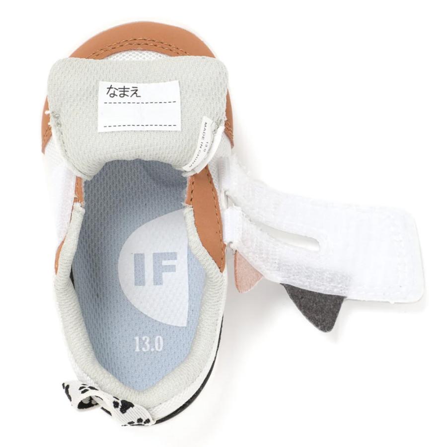 IFME イフミー スニーカー キッズ PARK ワンベルトネコチャン 20