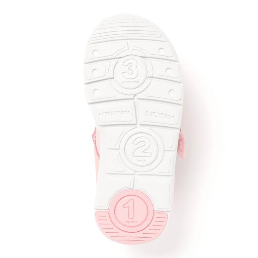 イヴマミー IFME イフミー ワンベルトラメメッシュスニーカー ホワイト