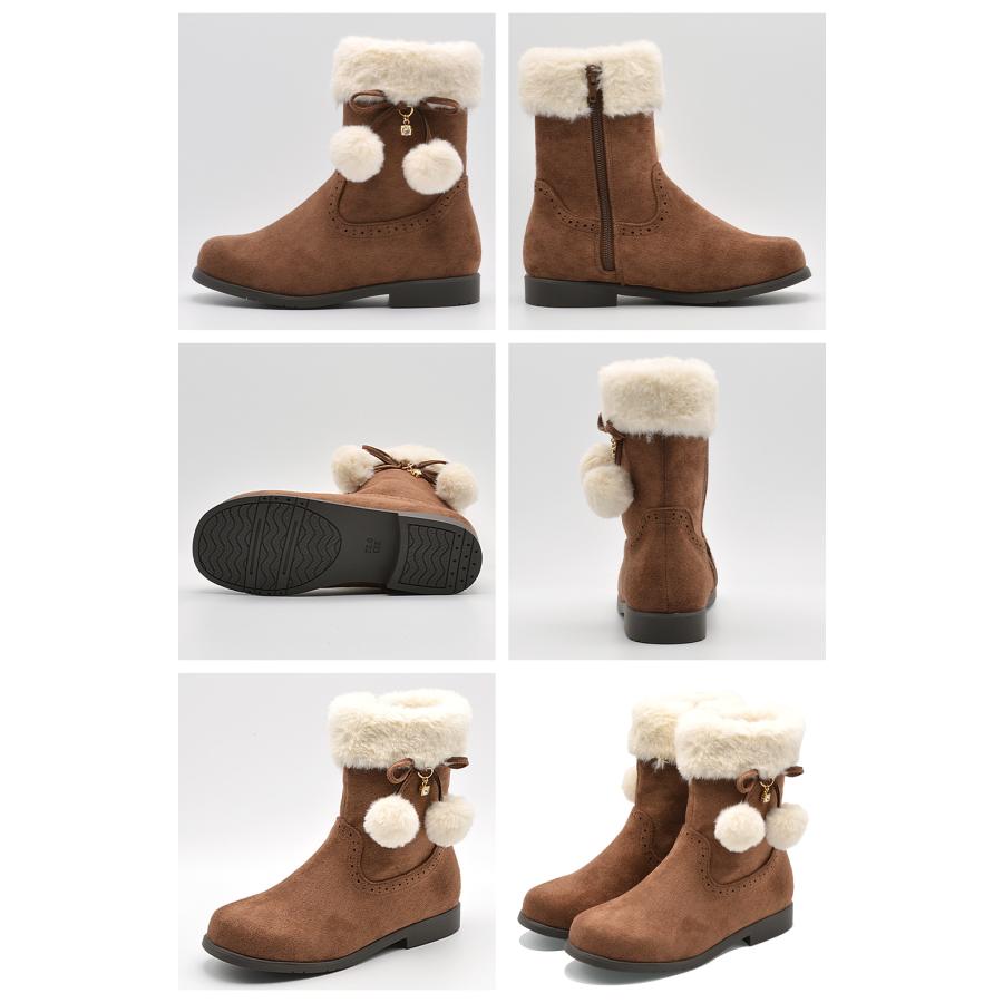 mayla classic ファー付き4Wayブーツ【新品未使用】 ロゼット・ヴェール ロングブーツ- MAYLA