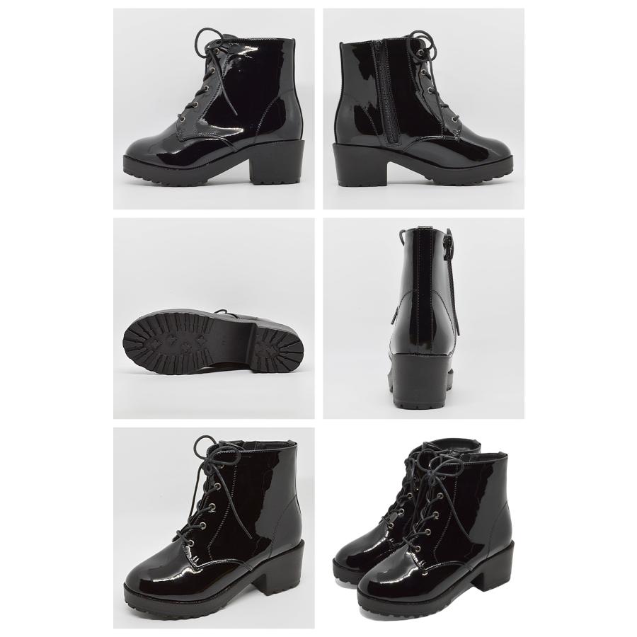 ラブリースマイル ブーツ キッズ 厚底レースアップショートブーツ