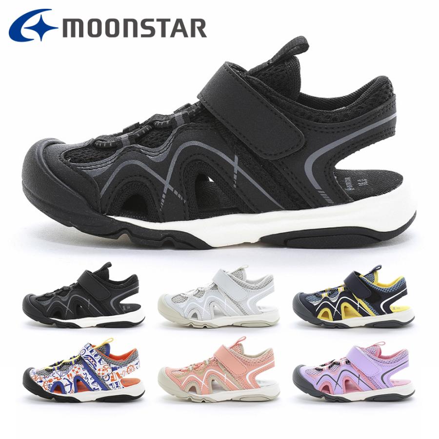ムーンスター サンダル キッズ 子供靴 マウンテンフィールド MF S018C moonstar 2026春夏（Yahoo!・つるや 靴のTSURUYA）