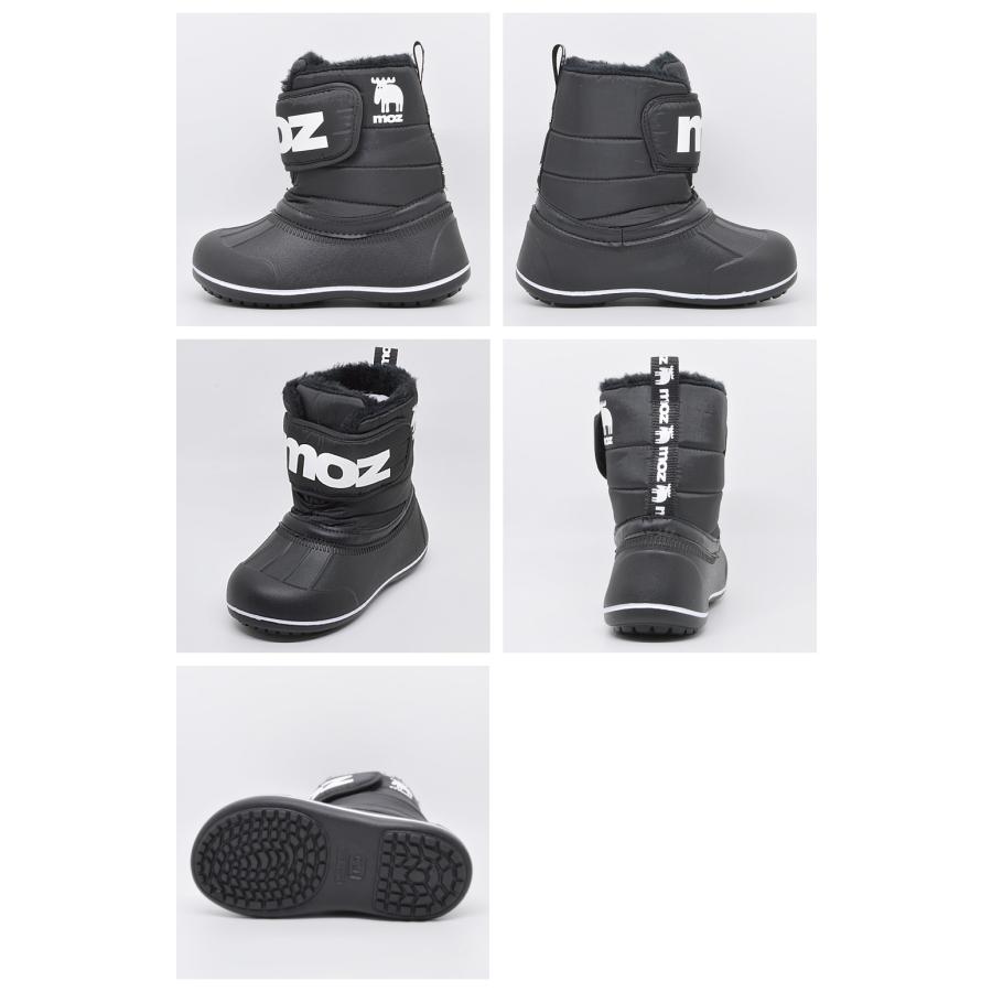 moz（モズ） スノーシューズ キッズ MZ-8230 防寒 ボア : つるや 靴の