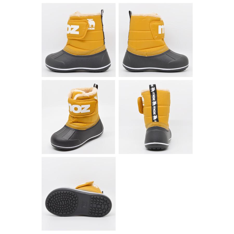 やまー 即購入可！ moz（モズ） スノーシューズ キッズ MZ-8230 防寒 ボア : つるや 靴の