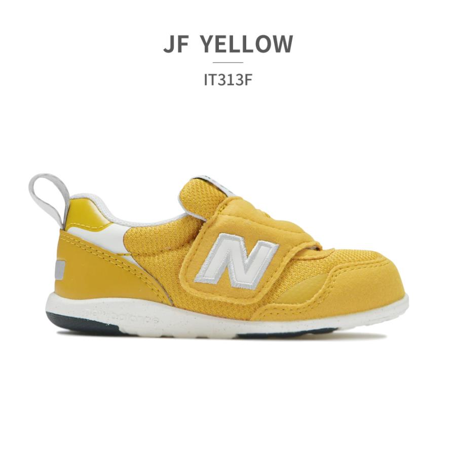 ニューバランス ファーストシューズ キッズ IT313F BE BK JA JB JC NG PN RD new balance 313 First スニーカー ベルクロ 大きい履き口｜try-group｜07