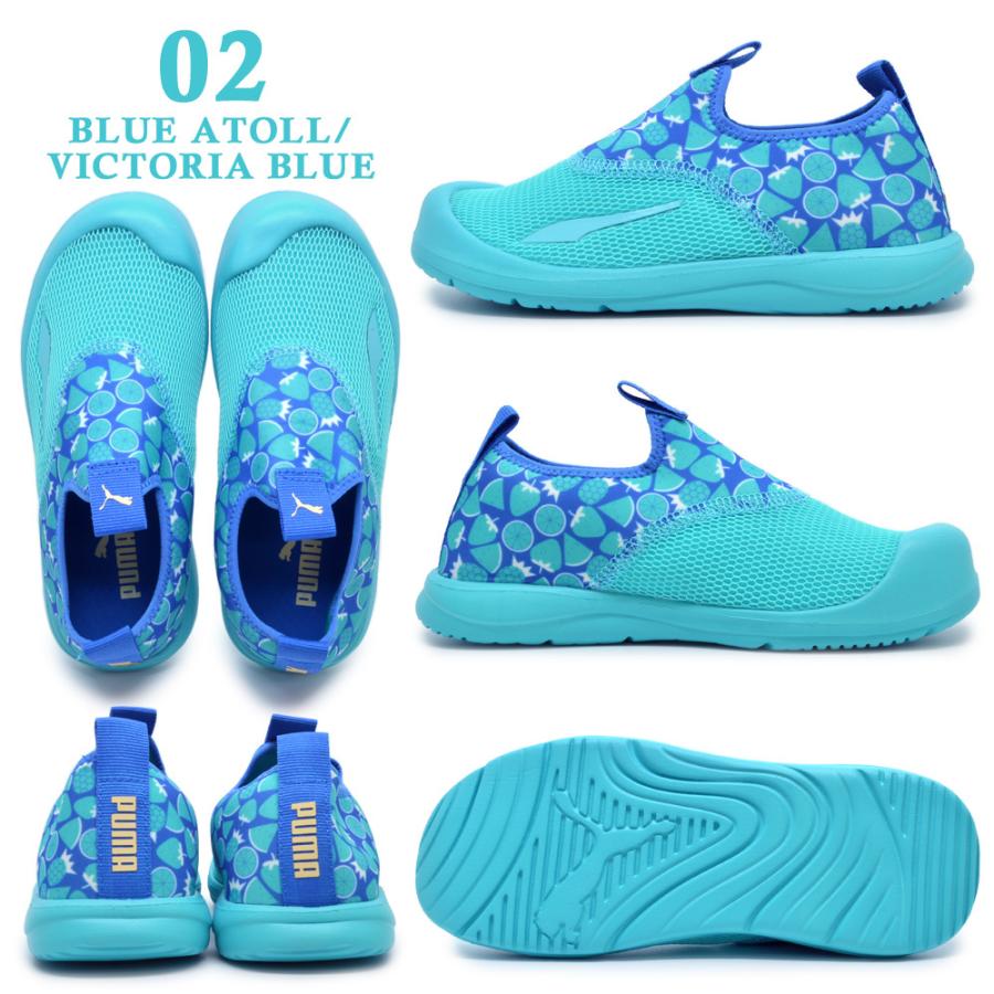 PUMA プーマ サンダル キッズ AQUACAT SHIELD FRUITS PS アクア PUMA プーマ サンダル キッズ AQUACAT SHIELD FRUITS PS アクア
