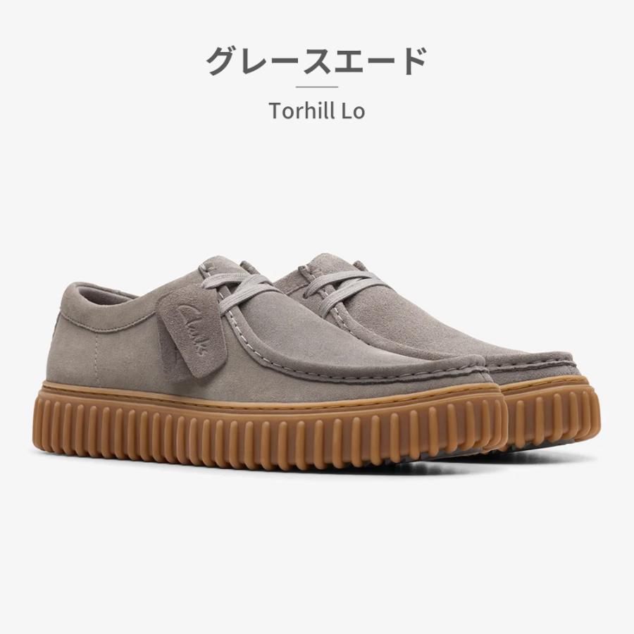 Clarks トールロー ネイビー28 Mens Torhill Lo Navy Leather