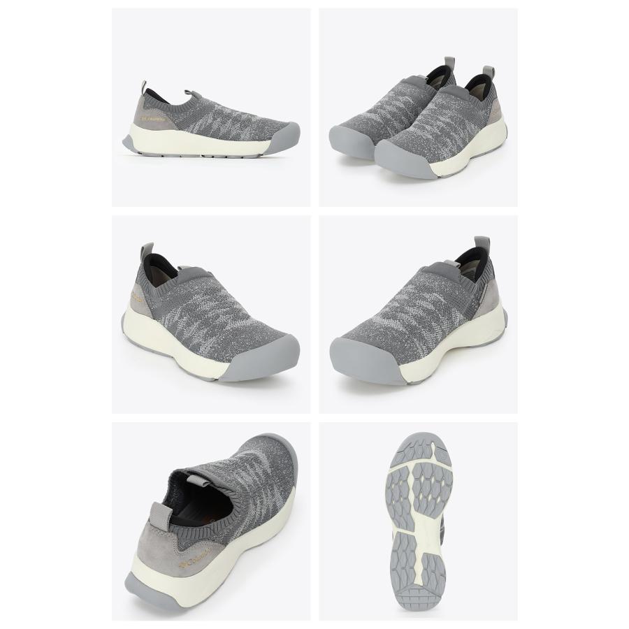 コロンビア モックシューズ スリッポン メンズ レディース Columbia ヘイジージャーニー ツー モック はっ水 快適 履きやすい ユニセックス ニット モックスニーカー ブランド アウトドア キャンプ タウン  運動靴 男女兼用 くつ/YU0455 Columbia（コロンビア） スリッポン メンズ レディース ヘイジー