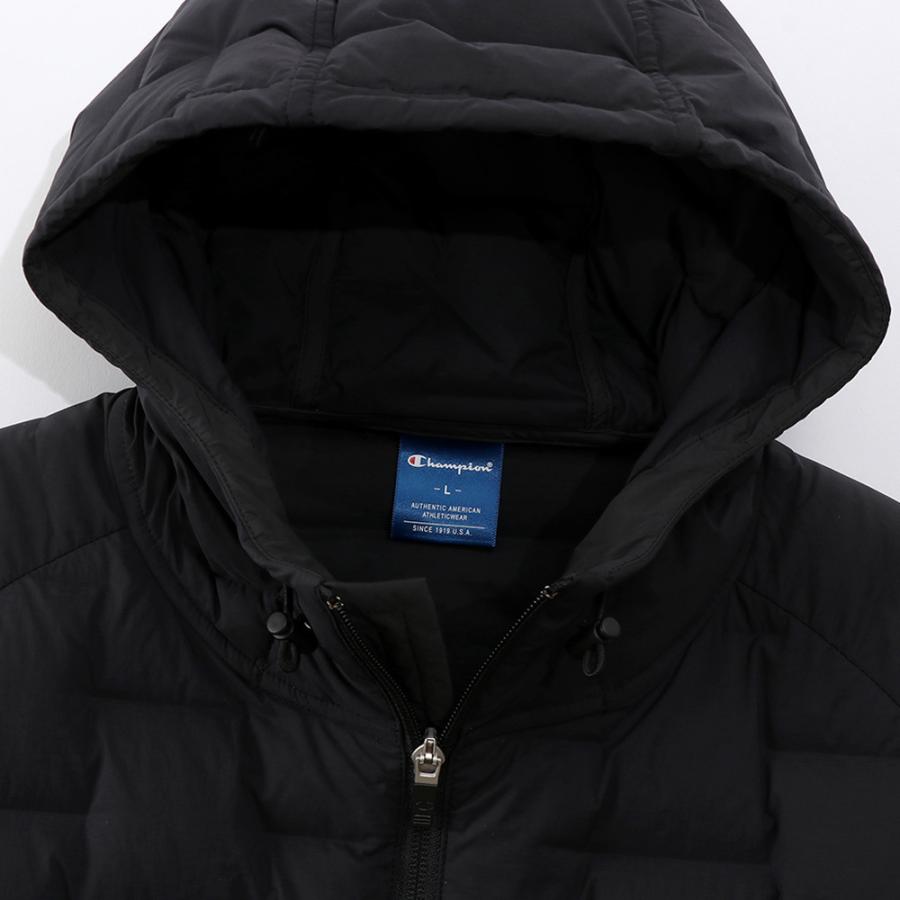 Champion（チャンピオン） ダウンジャケット メンズ ジップ フード