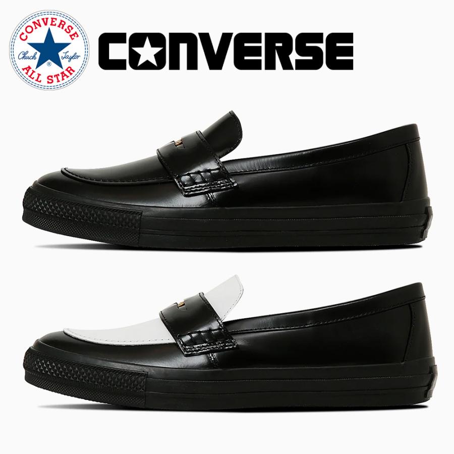 CONVERSE ALL STAR コインローファー レザー 日本製 黒 ALL STAR ローファー COINLOAFER / オールスター コイン
