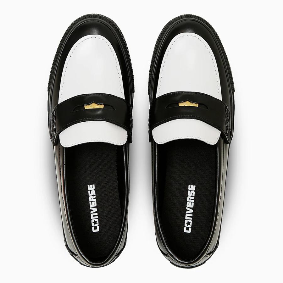 コンバース ローファー メンズ レディース オールスター コインローファー converse ALL STAR COINLOAFER 本革 レザーの画像