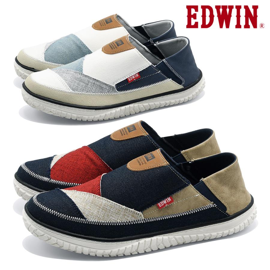 EDWIN（エドウィン） スニーカー メンズ EDW-7759 スリッポン : つるや