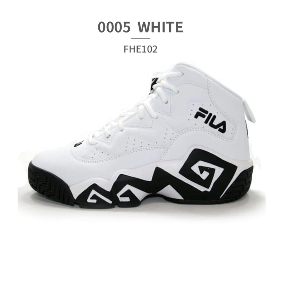 FILA スニーカー メンズ レディース MB マッシュバーン シグネチャーモデル ハイカット FHE102 0001 0005 フィラ｜try-group｜09