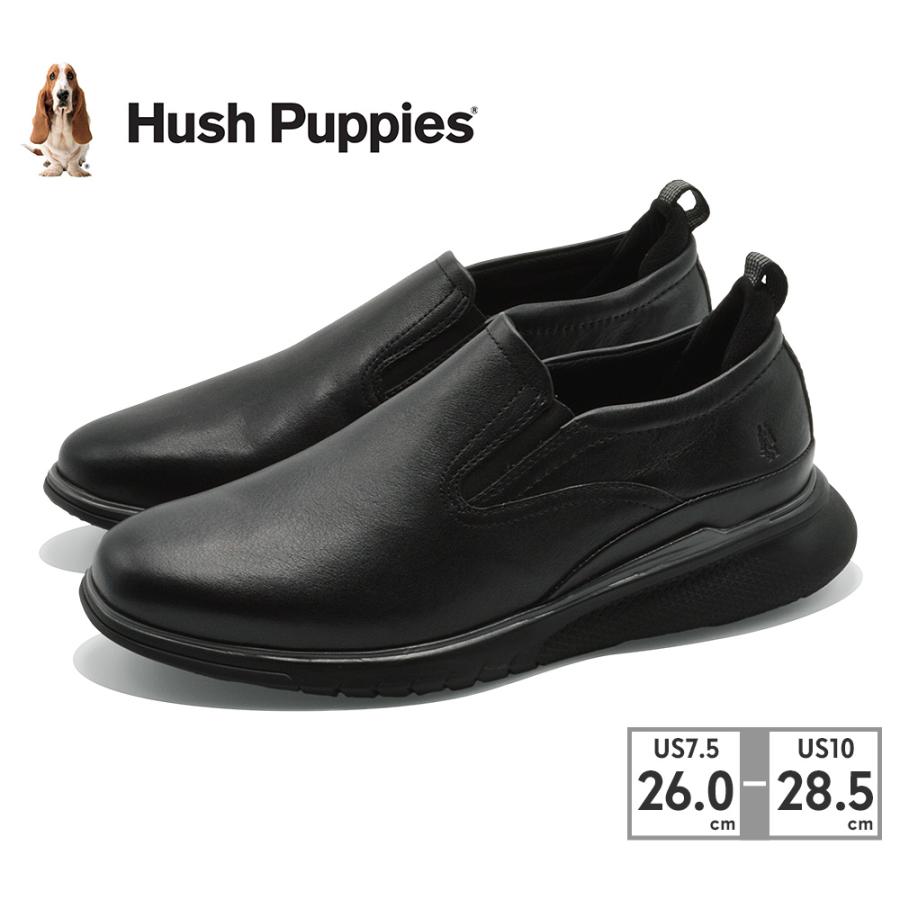 Hush Puppies スリッポン メンズ HPM10710 ハッシュパピー ADVANCE SLIP ON 本革 レザー スニーカー | ハッシュパピー