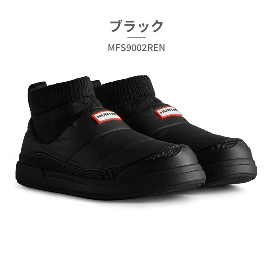 HUNTER 国内正規品 スリッポン メンズ イン/アウト インシュ